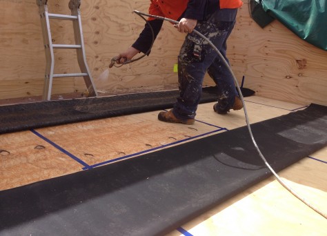 Installing Butyl Rubber